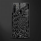 worthy black glass case for redmi note 8 image