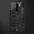 worthy black glass case for redmi note 8 pro image