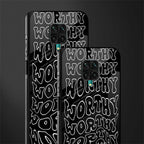 worthy black glass case for redmi note 9 pro image-2