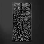 worthy black glass case for realme 6 pro image