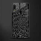 worthy black glass case for redmi note 7s image