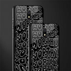 worthy black glass case for redmi 8a image-2