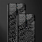 worthy black glass case for redmi k20 pro image-2