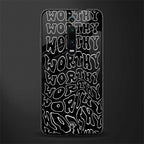 worthy black glass case for redmi k20 pro image