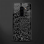 worthy black glass case for samsung galaxy s9 plus image