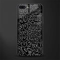 worthy black glass case for realme c1 image