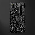 worthy black glass case for realme 3 pro image