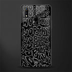worthy black glass case for realme 3 pro image