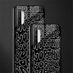 worthy black glass case for realme x2 image-2