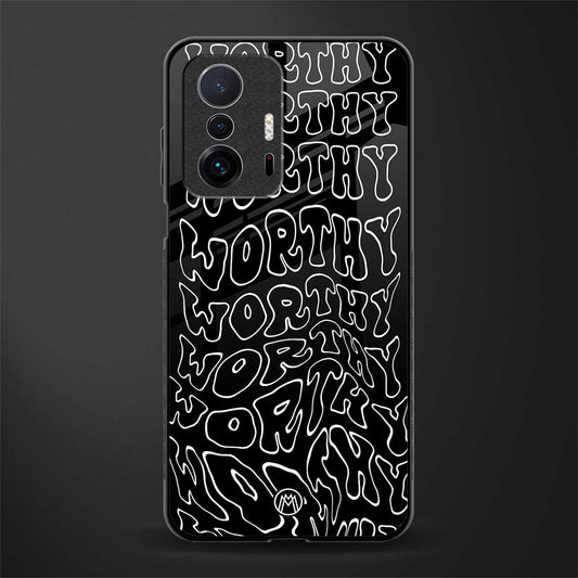 worthy black glass case for mi 11t pro 5g image
