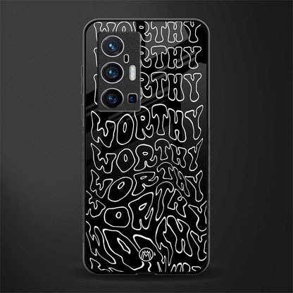 worthy black glass case for vivo x70 pro plus image