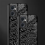 worthy black glass case for oppo reno7 5g image-2
