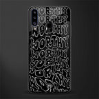 worthy black glass case for samsung galaxy a20s image