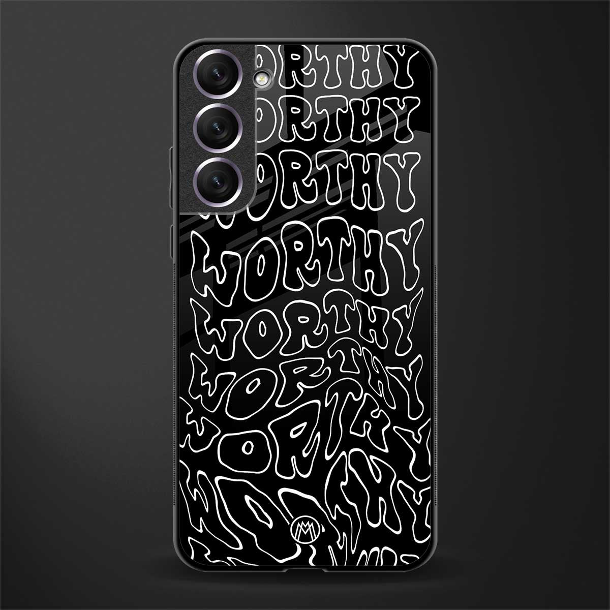 worthy black glass case for samsung galaxy s21 fe 5g image