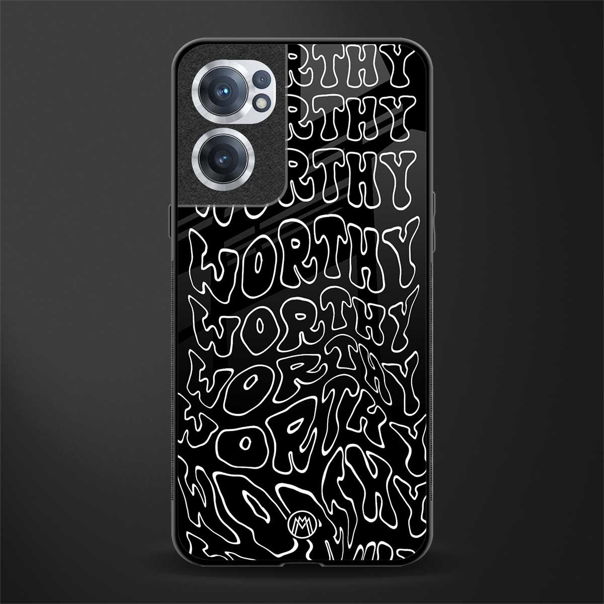 worthy black glass case for oneplus nord ce 2 5g image