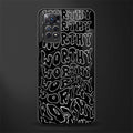 worthy black glass case for redmi note 11 image