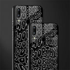 worthy black glass case for vivo y91 image-2