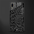 worthy black glass case for vivo v11 pro image