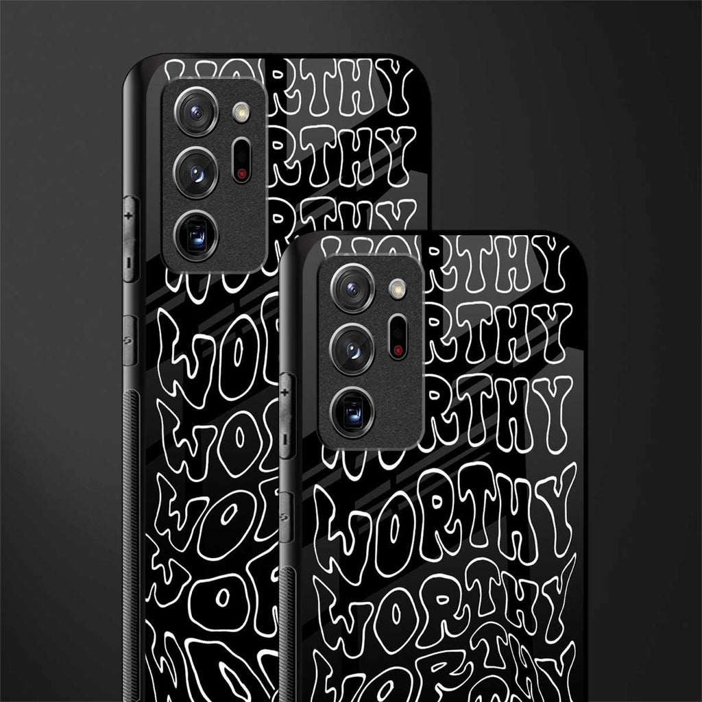 worthy black glass case for samsung galaxy note 20 ultra 5g image-2