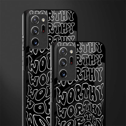 worthy black glass case for samsung galaxy note 20 ultra 5g image-2