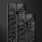 worthy black glass case for realme narzo 30a image-2