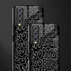 worthy black glass case for vivo y20 image-2