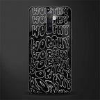 worthy black glass case for realme x2 pro image