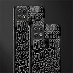 worthy black glass case for oppo a15 image-2