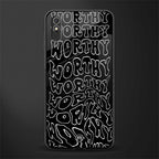 worthy black glass case for redmi 9i image