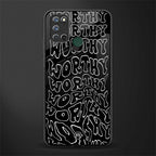 worthy black glass case for realme 7i image
