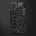 worthy black glass case for realme 7 pro image