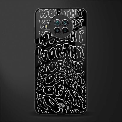 worthy black glass case for mi 10i image