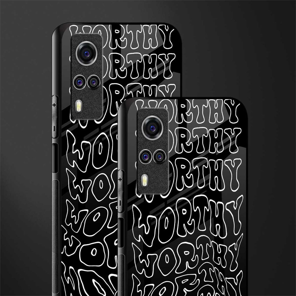 worthy black glass case for vivo y31 image-2