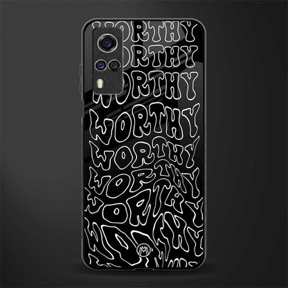 worthy black glass case for vivo y53s image