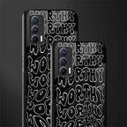 worthy black glass case for realme x7 image-2