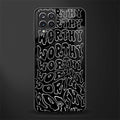 worthy black glass case for samsung galaxy a12 image