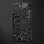 worthy black glass case for redmi note 10 image