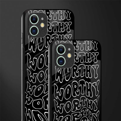 worthy black glass case for iphone 11 image-2