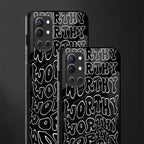 worthy black glass case for oneplus 9r image-2
