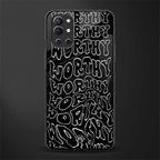 worthy black glass case for oneplus 9r image