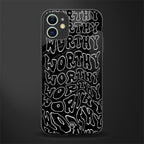 worthy black glass case for iphone 12 mini image
