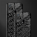 worthy black glass case for realme c21 image-2
