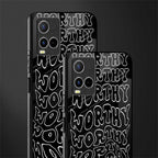 worthy black glass case for vivo y21s image-2