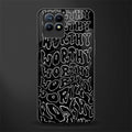 worthy black glass case for realme 8i image