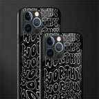 worthy black glass case for iphone 12 pro image-2