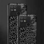 worthy black back phone cover | glass case for realme narzo 50a