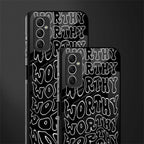 worthy black glass case for samsung galaxy m52 5g image-2