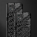 worthy black glass case for redmi 10 prime image-2