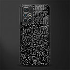 worthy black glass case for redmi 10 prime image