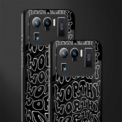 worthy black glass case for mi 11 ultra 5g image-2